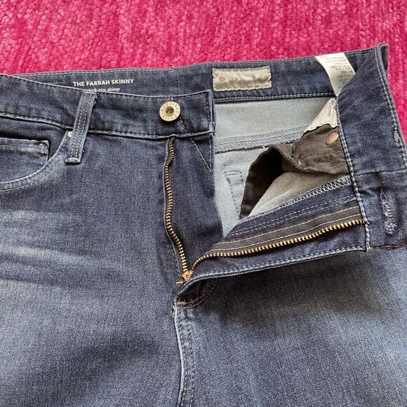 AG Adriano Goldschmied The Farrah High Rise Skinny Cropped Ankle Jeans Size 26 - Picture 7 of 13